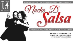 14/10 · Noche D' Salsa @ Tanzart Fornacon | Ludwigshafen | Germany