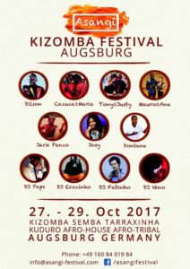 Asangi - Kizomba Festival Augsburg - 2017 " 16h Bootcamp" und 3 Parties