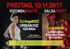 Kizomba Night und Salsa-Klassiker-Party @ Tanzschule Conexión | Frankfurt | Germany