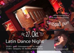 Latin Dance Night - Linie 9 @ Café Linie Neun | Griesheim | Germany