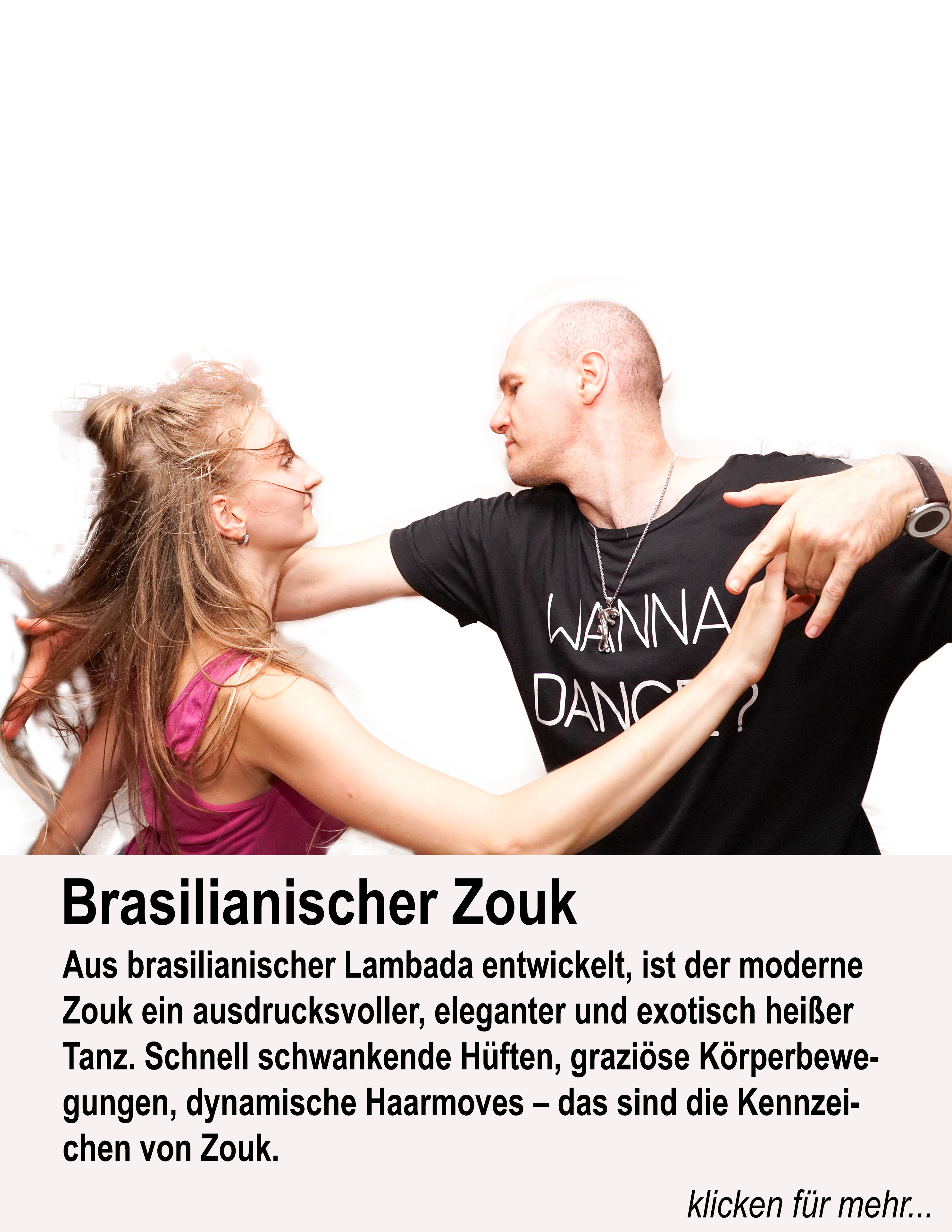 Natali & Manni von LaLASalsa.de tanzen Zouk!