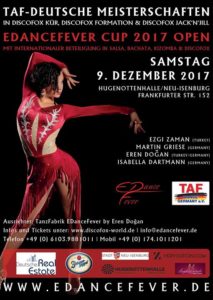 TAF Deutsche Meisterschaft in Discofox Kür, Formation & J'n'J @ Hugenottenhalle Neu-Isenburg | Neu Isenburg | Germany
