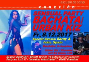 Bachata Party und Kizomba Night @ Tanzschule Conexión | Frankfurt | Germany
