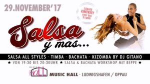29/11 Salsa y Mas · Workshop & Party