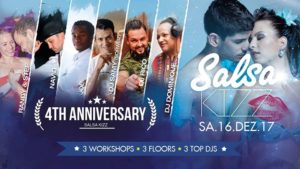 SALSA KIZZ ♛ 4th Anniversary Sa.16.Dez ♛ Salsa, Bachata, Kizomba @ Salsa Kizz | Karlsruhe | Germany