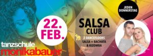 Frankfurt Salsa Club - Donnerstag 22. Februar - Kiko & Christina @ Tanzschule Monika Bauer | Frankfurt | Germany