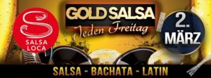 GOLD SALSA PARTY - Freitag 2. März @ Rheingoldhalle Mannheim | Mannheim | Germany