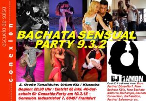 Bachata Sensual Party @ Tanzschule Conexión | Frankfurt | Germany