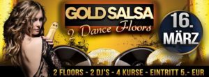 GOLD SALSA PARTY - Freitag 16. März - Eintritt 5. Euro @ Rheingoldhalle Mannheim | Mannheim | Germany