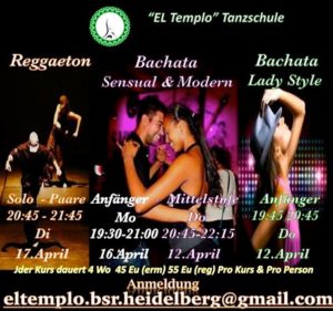 Kurse Bachata- Lady Style- Reggaeton @ Madame Evelyne | Heidelberg | Germany